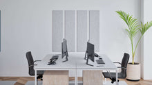 Afbeelding in Gallery-weergave laden, Akoestische PET-vilt wandpanelen, set van 4, lichtgrijs