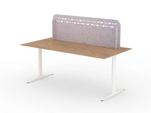 Afbeelding in Gallery-weergave laden, Akoestisch PET-vilt scheidingsscherm, maat L, 150x15 cm, lichtgrijs
