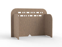 Afbeelding in Gallery-weergave laden, Akoestisch PET-vilt scheidingsscherm, maat S, 70x35 cm, beige