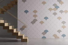 Afbeelding in Gallery-weergave laden, Akoestische PET-vilt Japanse golf tegels, set van 22, blauw