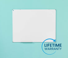 Afbeelding in Gallery-weergave laden, Whiteboard, wit emaille, Softline 8 mm - alu-profiel