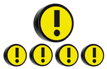 Afbeelding in Gallery-weergave laden, Attention geel, set van 5 stuks