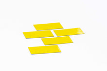 Afbeelding in Gallery-weergave laden, Symbool Rechthoek geel, set van 5 stuks