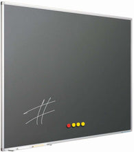 Afbeelding in Gallery-weergave laden, Krijtbord Softline profiel 8mm, emailstaal grijs