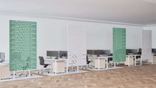 Afbeelding in Gallery-weergave laden, Akoestisch PET-vilt hangend scheidingsscherm, lichtgrijs