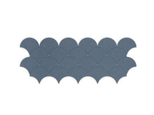 Afbeelding in Gallery-weergave laden, Akoestische PET-vilt Japanse golf tegels, set van 22, blauw
