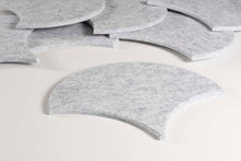 Afbeelding in Gallery-weergave laden, Akoestische PET-vilt Japanse golf tegels, set van 22, lichtgrijs