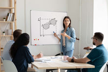 Afbeelding in Gallery-weergave laden, Whitebord Softline profiel 8mm, gelakt staal wit