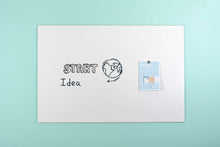 Afbeelding in Gallery-weergave laden, Unframed Whiteboard, gelakt staal, 98x148 cm