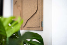 Afbeelding in Gallery-weergave laden, FLOW 2-luik - Acoustic Art, set van 2, bruin 80x60 cm