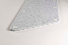 Afbeelding in Gallery-weergave laden, Akoestische PET-vilt parallellogram stroken, set van 6, lichtgrijs