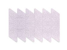 Afbeelding in Gallery-weergave laden, Akoestische PET-vilt parallellogram stroken, set van 6, lichtgrijs