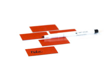 Afbeelding in Gallery-weergave laden, Symbool Rechthoek rood, set van 5 stuks