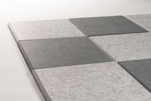 Afbeelding in Gallery-weergave laden, Akoestische PET-vilt wandtegels, set van 12, combi set grijs