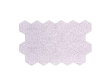 Afbeelding in Gallery-weergave laden, PET-vilt hexagon lichtgrijs