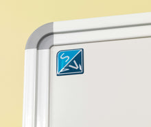 Afbeelding in Gallery-weergave laden, Smit Visual mobiel whiteboard, gelakt staal wit