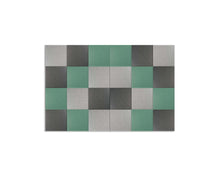 Afbeelding in Gallery-weergave laden, Akoestische PET-vilt wandtegels, set van 24, combi set petrol groen