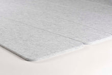 Afbeelding in Gallery-weergave laden, Akoestische PET-vilt driepunt stroken, set van 6, lichtgrijs
