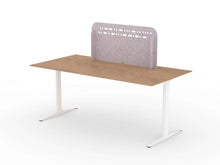 Afbeelding in Gallery-weergave laden, Akoestisch PET-vilt scheidingsscherm, maat M, 100x15 cm, lichtgrijs