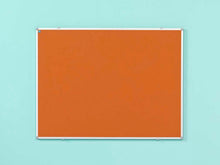 Afbeelding in Gallery-weergave laden, Prikbord Softline profiel 16mm, bulletin oranje