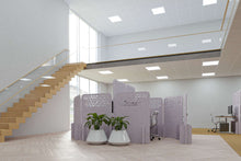 Afbeelding in Gallery-weergave laden, Akoestische PET-vilt koppelbare scheidingswand, maat M, 140x100 cm