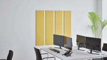 Afbeelding in Gallery-weergave laden, Akoestische PET-vilt wandpanelen, set van 4, geel