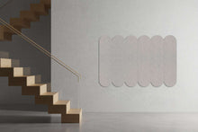 Afbeelding in Gallery-weergave laden, Akoestische PET-vilt afgeronde stroken, set van 6, lichtgrijs