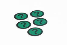 Afbeelding in Gallery-weergave laden, Impressiemagneetfolie 'Vraagteken', groen, set van 5