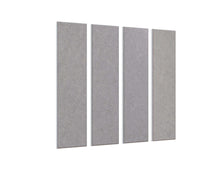 Afbeelding in Gallery-weergave laden, Akoestische PET-vilt wandpanelen, set van 4, lichtgrijs
