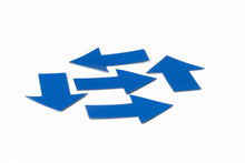 Afbeelding in Gallery-weergave laden, Symbool Pijl blauw, set van 5 stuks