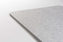 Afbeelding in Gallery-weergave laden, Akoestisch PET-vilt scheidingsscherm bureau, lichtgrijs, incl. 2x bureauklem