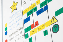 Afbeelding in Gallery-weergave laden, Symbool Ster geel/zwart, set van 5 stuks