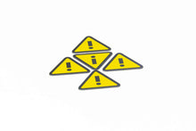 Afbeelding in Gallery-weergave laden, Symbool Attention geel/zwart, set van 5 stuks