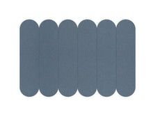 Afbeelding in Gallery-weergave laden, PET-vilt afgeronde stroken blauw