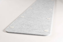 Afbeelding in Gallery-weergave laden, Akoestische PET-vilt driepunt stroken, set van 6, lichtgrijs