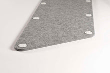 Afbeelding in Gallery-weergave laden, Akoestische PET-vilt parallellogram stroken, set van 6, donkergrijs