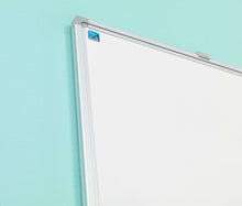 Afbeelding in Gallery-weergave laden, Whiteboard, wit emaille, Softline 8 mm - alu-profiel