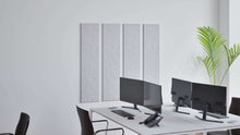 Afbeelding in Gallery-weergave laden, Akoestische PET-vilt wandpanelen, set van 4, lichtgrijs