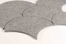 Afbeelding in Gallery-weergave laden, Akoestische PET-vilt Japanse golf tegels, set van 22, donkergrijs