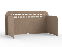 Afbeelding in Gallery-weergave laden, Akoestisch PET-vilt scheidingsscherm, maat M, 100x55 cm, beige