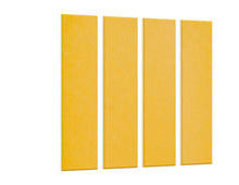 Afbeelding in Gallery-weergave laden, Akoestische PET-vilt wandpanelen, set van 4, geel