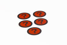Afbeelding in Gallery-weergave laden, Impressiemagneetfolie 'Vraagteken', rood, set van 5