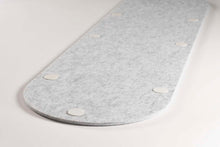 Afbeelding in Gallery-weergave laden, Akoestische PET-vilt afgeronde stroken, set van 6, lichtgrijs
