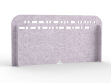 Afbeelding in Gallery-weergave laden, Akoestisch PET-vilt scheidingsscherm, maat M, 100x15 cm, lichtgrijs