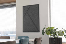 Afbeelding in Gallery-weergave laden, GEO Large - Acoustic Art, antraciet, 120x80 cm