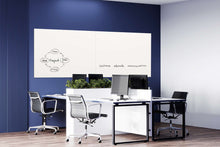 Afbeelding in Gallery-weergave laden, Unframed Whiteboard, gelakt staal, 98x198 cm