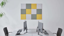 Afbeelding in Gallery-weergave laden, Akoestische PET-vilt wandtegels, set van 12, combi set geel