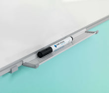 Afbeelding in Gallery-weergave laden, Whiteboard, wit emaille, Softline 8 mm - alu-profiel