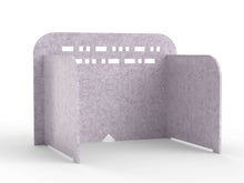 Afbeelding in Gallery-weergave laden, Akoestisch PET-vilt scheidingsscherm, maat S, 70x55 cm, lichtgrijs