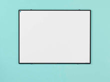 Afbeelding in Gallery-weergave laden, Whitebord zwart Softline profiel 8mm, gelakt staal wit